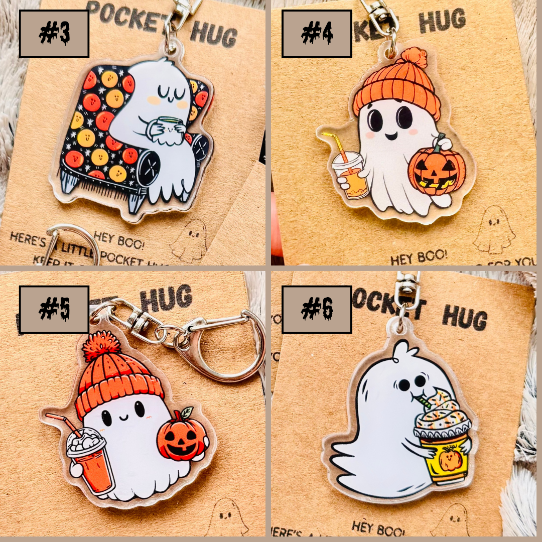 Little Ghostie Pocket Hug, Halloween Mini Gift