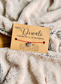 Happy Diwali Wish Bracelet, Hindu Celebration Gift