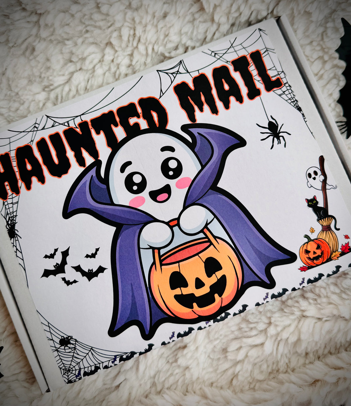 Emotional Support Ghost Pamper Hamper, Cute Halloween Boo Basket
