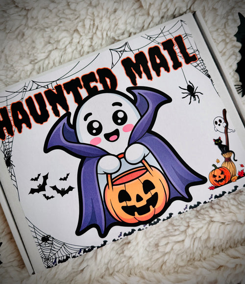Emotional Support Ghost Pamper Hamper, Cute Halloween Boo Basket