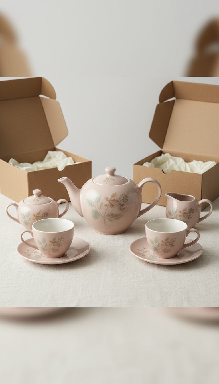 Heritage Blush Tea Set