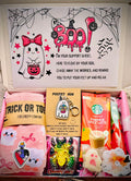 Emotional Support Ghost Pamper Hamper, Cute Pink Halloween Boo Basket